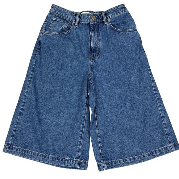 Wilfred Womens Size 28 Publicity Below-knee Denim Short - Picture 1 of 7